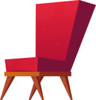 Armchair in cartoon style clip art png