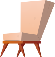 Armchair in cartoon style clip art png