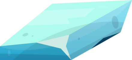 blu ghiaccio cristallo nel cartone animato stile png
