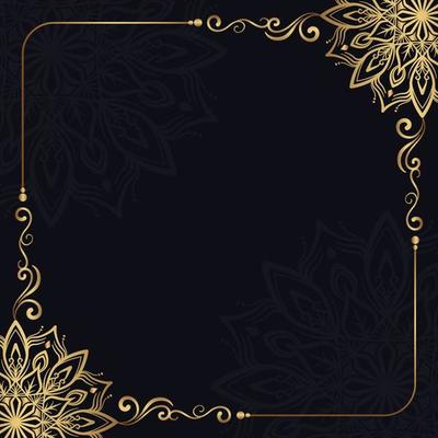 luxury background, with mandala ornamen