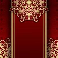 luxury background, with mandala ornament vector