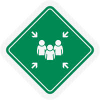 Sticker Assembly Point Emergency Life Evacuation Disaster Threat png