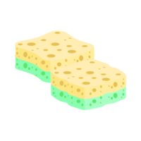 Dishwashing Sponge Bars Various Shapes Variant png