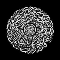 Arabic Calligraphy template, Meaning for all your design needs, banners, stickers, Ramadan flyers, etc vector