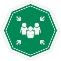 Sticker Assembly Point Emergency Life Evacuation Disaster Threat png