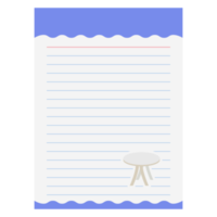 Paper Note Winter Hygge Cute relaxing table for tea png