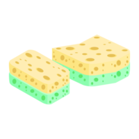 Dishwashing Sponge Bars Various Shapes Variant png