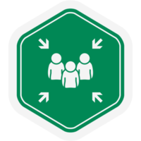 Sticker Assembly Point Emergency Life Evacuation Disaster Threat png