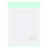 Paper Note Winter Hygge Cute winter gloves png