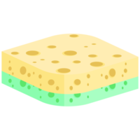 Dishwashing Sponge Bars Various Shapes Variant png