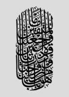 Arabic Calligraphy template, Meaning for all your design needs, banners, stickers, Ramadan flyers, etc vector