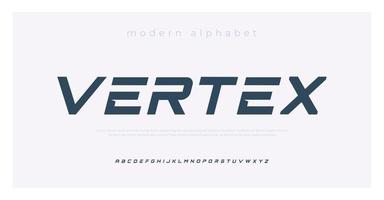 Future modern alphabet font. Typography urban style fonts for sport, technology, digital, movie logo design vector