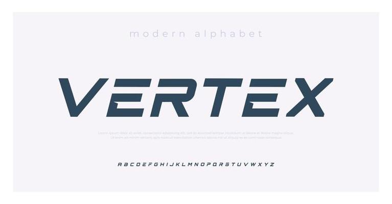 Future modern alphabet font. Typography urban style fonts for sport, technology, digital, movie logo design