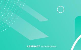 modern green gradient abstract geometric shape background banner design. vector