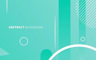 modern green gradient abstract geometric shape background banner design. vector