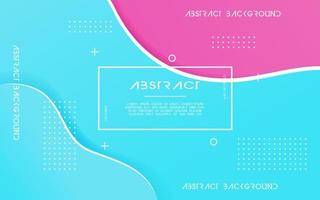 abstract paper cut slime background banner design. vector