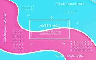 abstract paper cut slime background banner design. vector