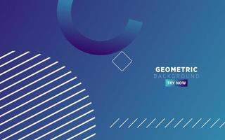 abstract blue gradient geometric background banner design. vector