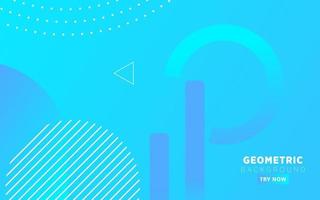 abstract blue gradient geometric background banner design. vector