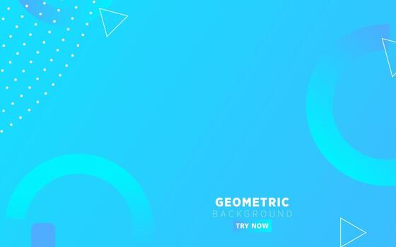 resumen azul degradado geométrico antecedentes bandera diseño. vector