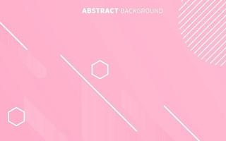 modern pink gradient abstract geometric shape background banner design. vector