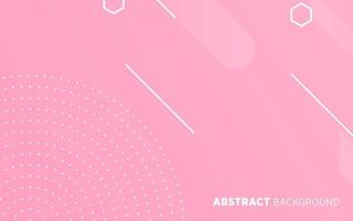 modern pink gradient abstract geometric shape background banner design. vector