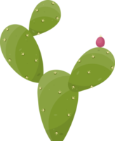 tecknad serie öken- kaktus växt png