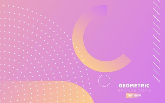 resumen púrpura degradado geométrico antecedentes bandera diseño. vector