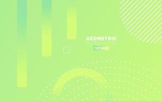 abstract green gradient geometric background banner design. vector