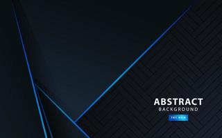 modern premium dark abstract background banner design, with blue line.vector illustration.. vector