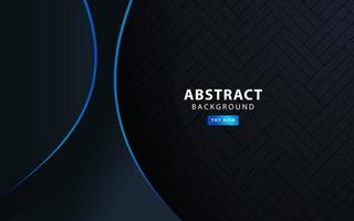 modern premium dark abstract background banner design, with blue line.vector illustration.. vector