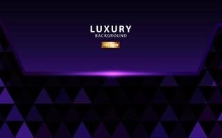 Luxury purple overlay layers background. Realistic light effect on textured purple Triangle background. vector