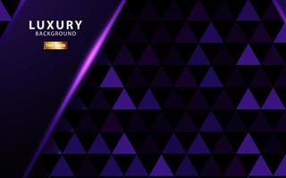 Luxury purple overlay layers background. Realistic light effect on textured purple Triangle background. vector