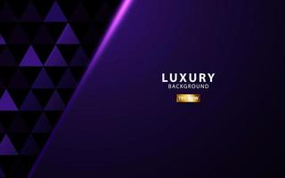 Luxury purple overlay layers background. Realistic light effect on textured purple Triangle background. vector