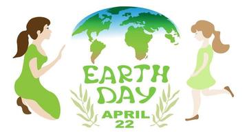 Eco Earth day ,ESG, Earth Day ,Green Energy and Natural Resource Conservation. Set of vector illustrations.