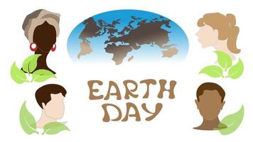 Eco Earth day ,ESG, Earth Day ,Green Energy and Natural Resource Conservation. Set of vector illustrations.