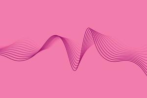 simple wave abstract background with lines. sutable for landing page and computer desktop wallpaper. purple abstract background vector