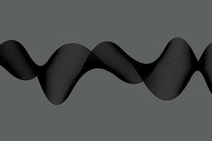 monochrome. white and black wave. abstract background, suitable for landing page and computer desktop background. 3d vector