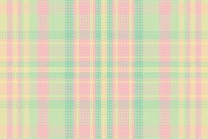 Tartan Plaid With Summer Color Pattern. vector