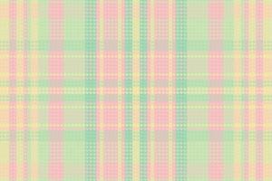 Tartan Plaid With Summer Color Pattern. vector