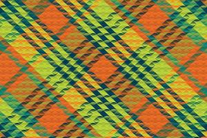 Seamless tartan plaid pattern with texture and pastel color. vector