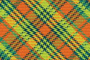 Seamless tartan plaid pattern with texture and pastel color. vector