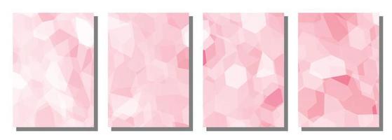 Abstract polygon background. Set background. vector