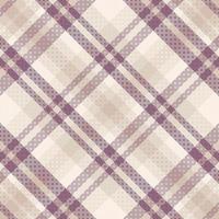 Seamless tartan plaid pattern with texture and pastel color. vector