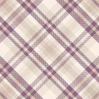 Seamless tartan plaid pattern with texture and pastel color. vector