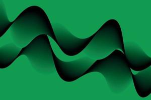 simple wave abstract background with lines. sutable for landing page and computer desktop wallpaper. green abstract background vector