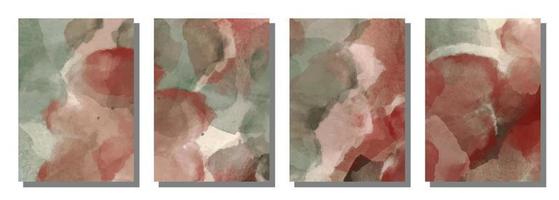 Abstract watercolor brush background. vector