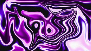 kleurrijk abstract psychedelisch neon vloeistof achtergrond. water inkt of acryl verf gemarmerd iriserend levendig textuur. kleurrijk panoramisch vloeistof Golf achtergrond. abstract vloeistof kolken patroon video