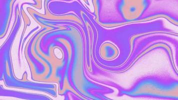 Colorful abstract psychedelic neon liquid backdrop. Water ink or acrylic paint marbled iridescent vivid texture. Colorful panoramic liquid wave background. Abstract fluid swirl pattern video