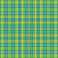 Tartan Plaid With Summer Color Pattern. vector